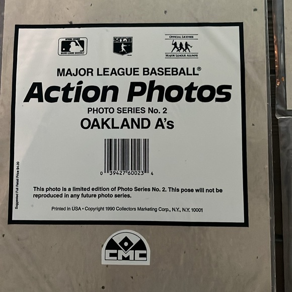 CMC Major League Baseball Action Photos- series 2 Oakland A’s 5 photos - Picture 3 of 10